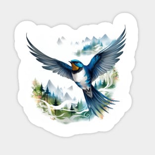 Swallow Bird Sticker